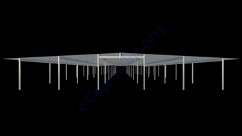 Freestanding Mare Motel Cover: 192'D x 60'W
