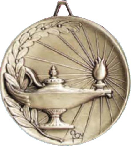 2.5" Heavy Cast Lamp  Medal