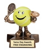 Lil Buddy Tennis Trophy Custom Engraved Character Award