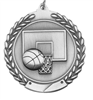 1 3/4" Premium Basketball Wreath  Medal
