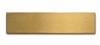 3 inch custom engraved FlexiBrass replacement trophy plate in gold finish with self-adhesive backing for trophies and award plaques