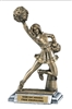 Gold Classic Cheerleader Trophy with Free Engraving Custom Cheerleading Award