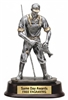9 Inch Fisherman Fishing Trophy with Free Engraving for Tournament Winners