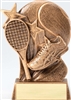 5.25 inch Hype Star tennis trophy with resin figure