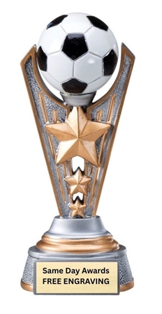 Victory Soccer Trophy Custom Engraved Soccer Award (Clearance)