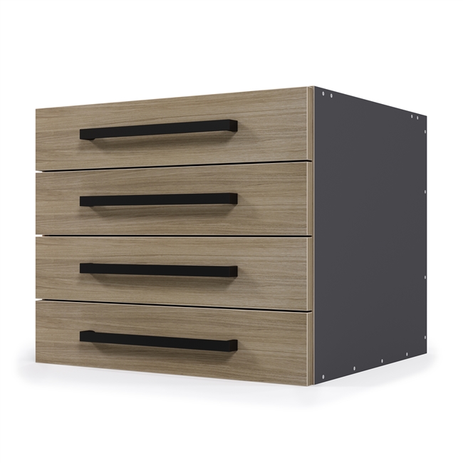 Custom Floating Vanity 4 Equal Drawer