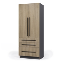 Custom Pantry Double 2 Door 3 Drawer