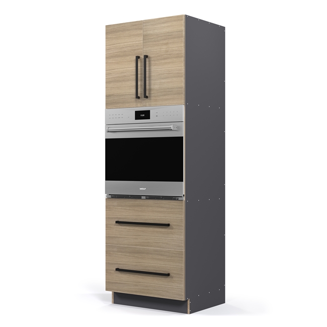 Custom Single Oven 2 Door 2 Equal Drawer