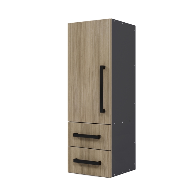 Custom Wall 1 Door 2 Bottom Drawer