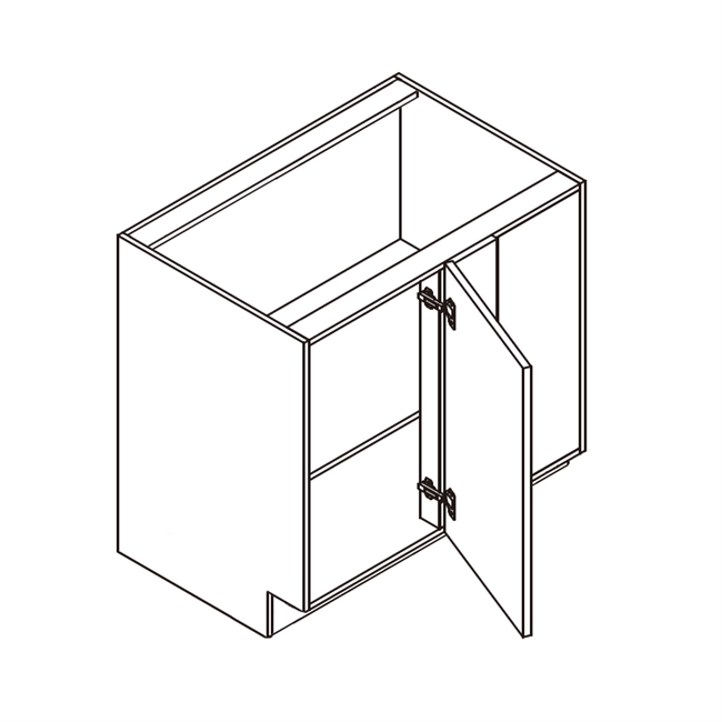 Frameless Supermatte Base Blind Corner Cabinet