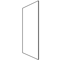 Frameless CLEAFÂ® Refrigerator End Panel