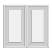 Frameless Supermatte Double Wall Cabinet Aluminum Frame Glass Door For White Plywood Cabinet Box