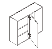 Frameless CLEAFÂ® Wall Blind Corner Cabinet