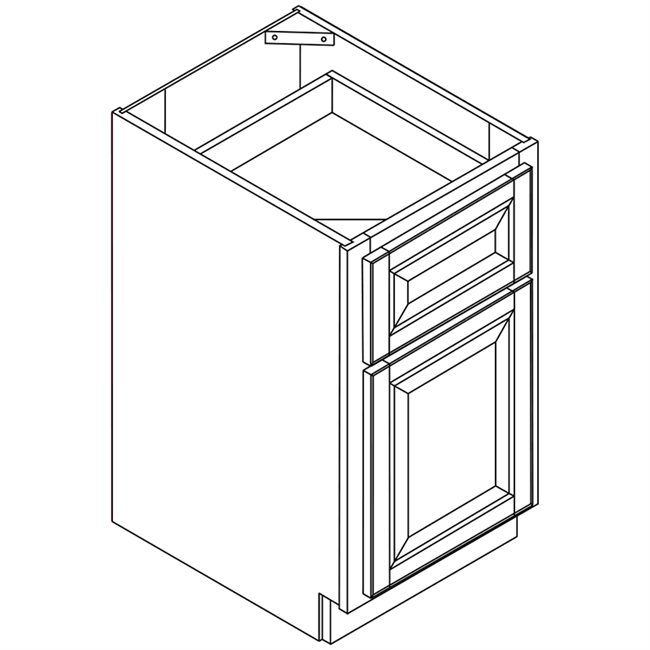 Ginger Square Base 1 Door 1 Drawer