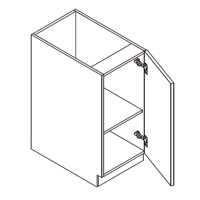 Frameless Bella Slab Base 1 Full Height Door