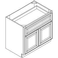 Coffee Square Base 2 Doors 1 Drawer