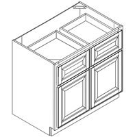 Ginger Square Base 2 Doors 2 Drawers