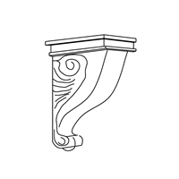 Havana Plata Valance Corbel