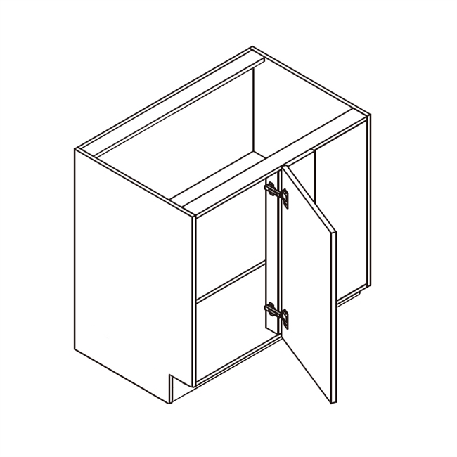 Ash Gray Base Blind Corner