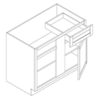 Ash Gray Base Blind Corner