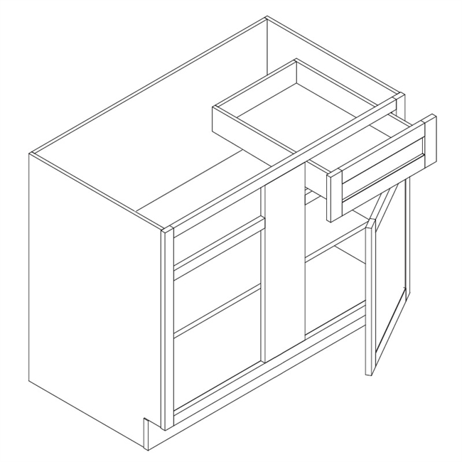 Ash Gray Base Blind Corner