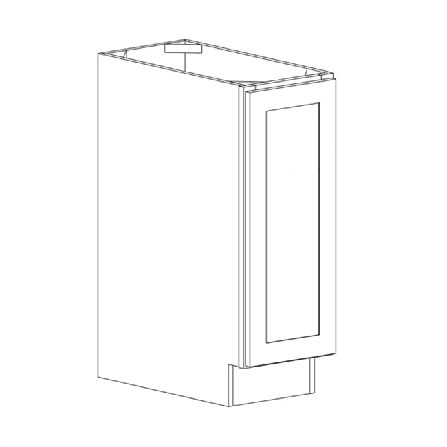 Coastal Shaker Green Base 1 Full Height Door