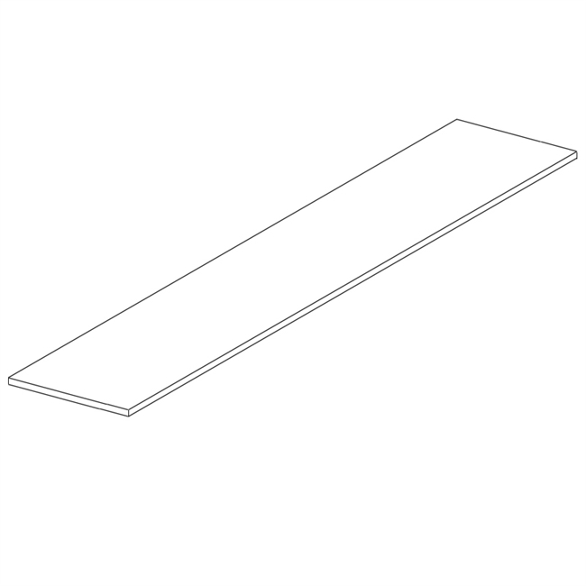Elegant Shaker White Shelf Board