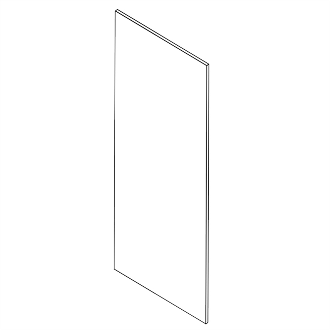 Kingston White Shaker Tall End Skin Panel