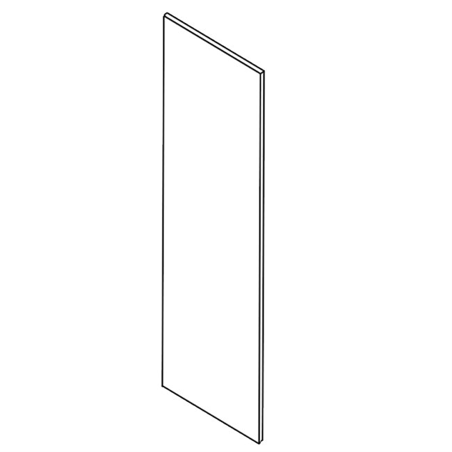 Valleywood Shaker White Wall End Skin Panel