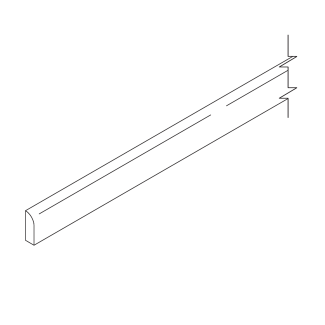 Valleywood Shaker White Scribe Molding