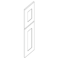 Alton Ivory White Tall Fake Door