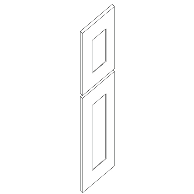 Coastal Shaker Green Tall Fake Door