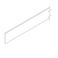 Valleywood Shaker White Toe Kick Cover