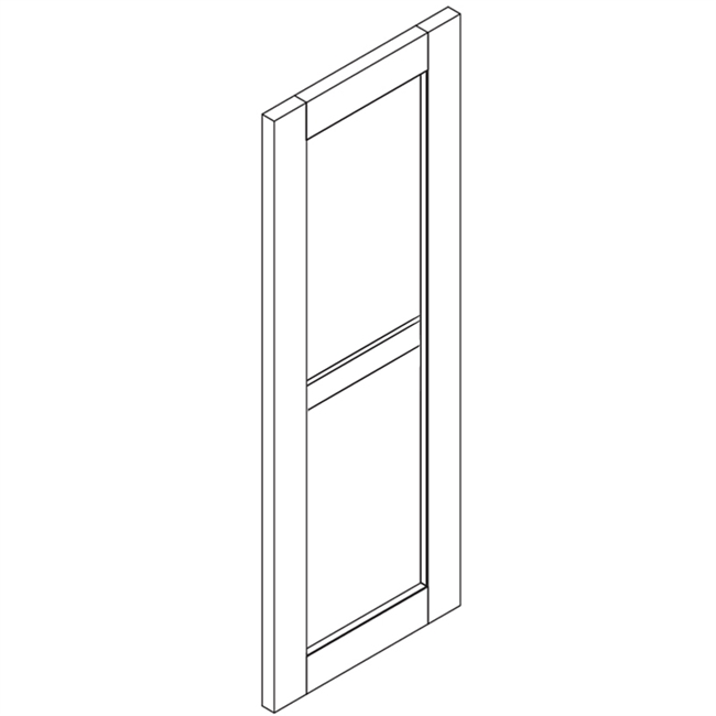 Kingston White Shaker Tall Bottom Fake Door