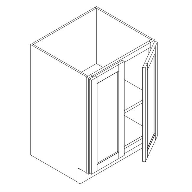 Huntington Chestnut Maple Vanity 2 Door Base Cabinet