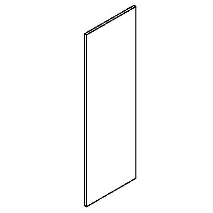 Malibu White Shaker WDC End Skin Panel