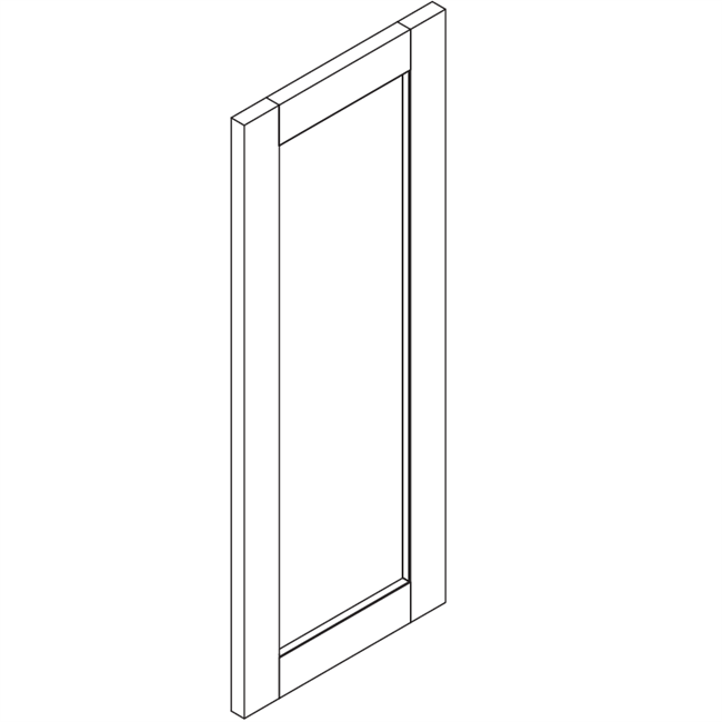 Valleywood Shaker White Wall Fake Door / Wall End Panel