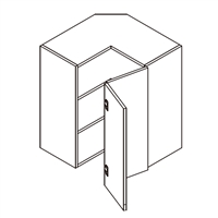 Frameless Matte Gray Wall Easy Reach Cabinet