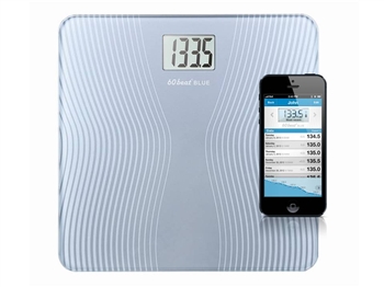 60beat BLUE Bathroom Scale