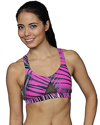 DEUSA BRA PRINTS - Pink Plume - Large