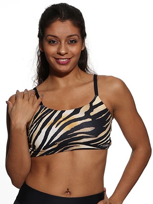 PRAIA BRA PRINTS - Tiger - Medium