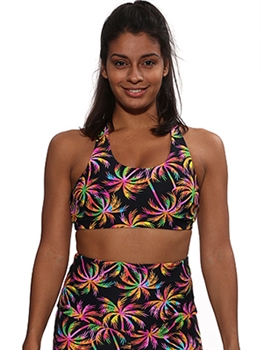 BAHIA BRA PRINTS - Neon Palm - Small