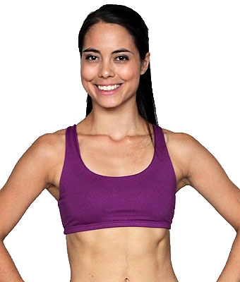 LIBERDADE BRA BASICS - Lightweight Grape - X-Small