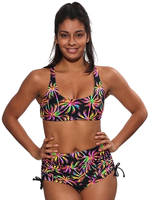 LIBERDADE BRA PRINTS - Neon Palm - Small