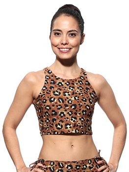 RIBEIRA CROP TOP PRINTS - Cheetah - Small