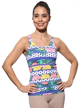 LIBERDADE TANK PRINTS - Blue Polka Dots - Small