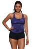 LIBERDADE TANK PRINTS - Purple Oleander - Small