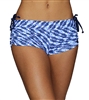 VITORIA SHORT PRINTS - Blue Crochet - X-Small