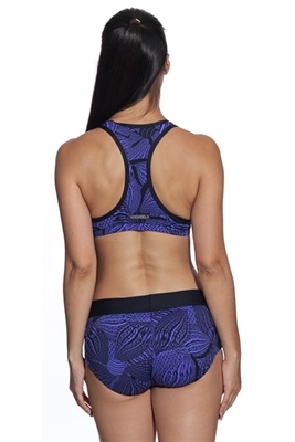 AMARO SHORT PRINTS - Purple Oleander/Mesh - Small