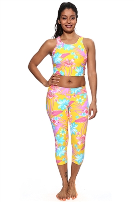 XIQUE XIQUE CAPRI PRINTS - Yellow Flower - Small